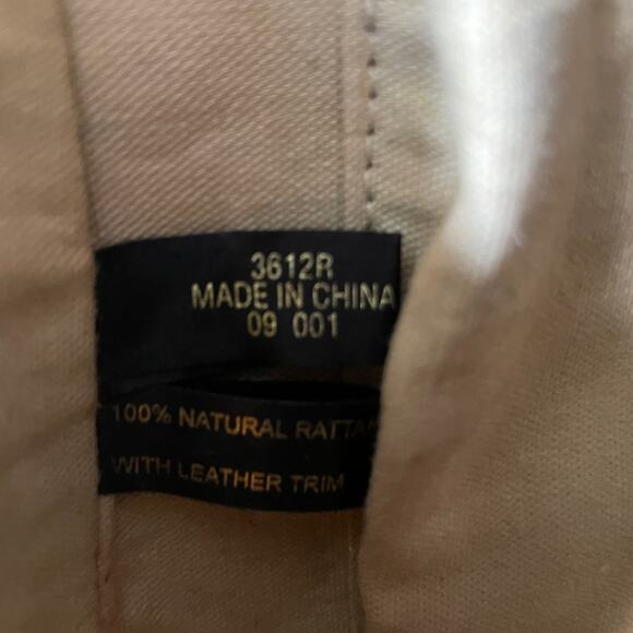 Vintage 60's 70's ETIENNE AIGNER Wicker Rattan Handbag with Leather Strap Brown - Picture 12 of 15